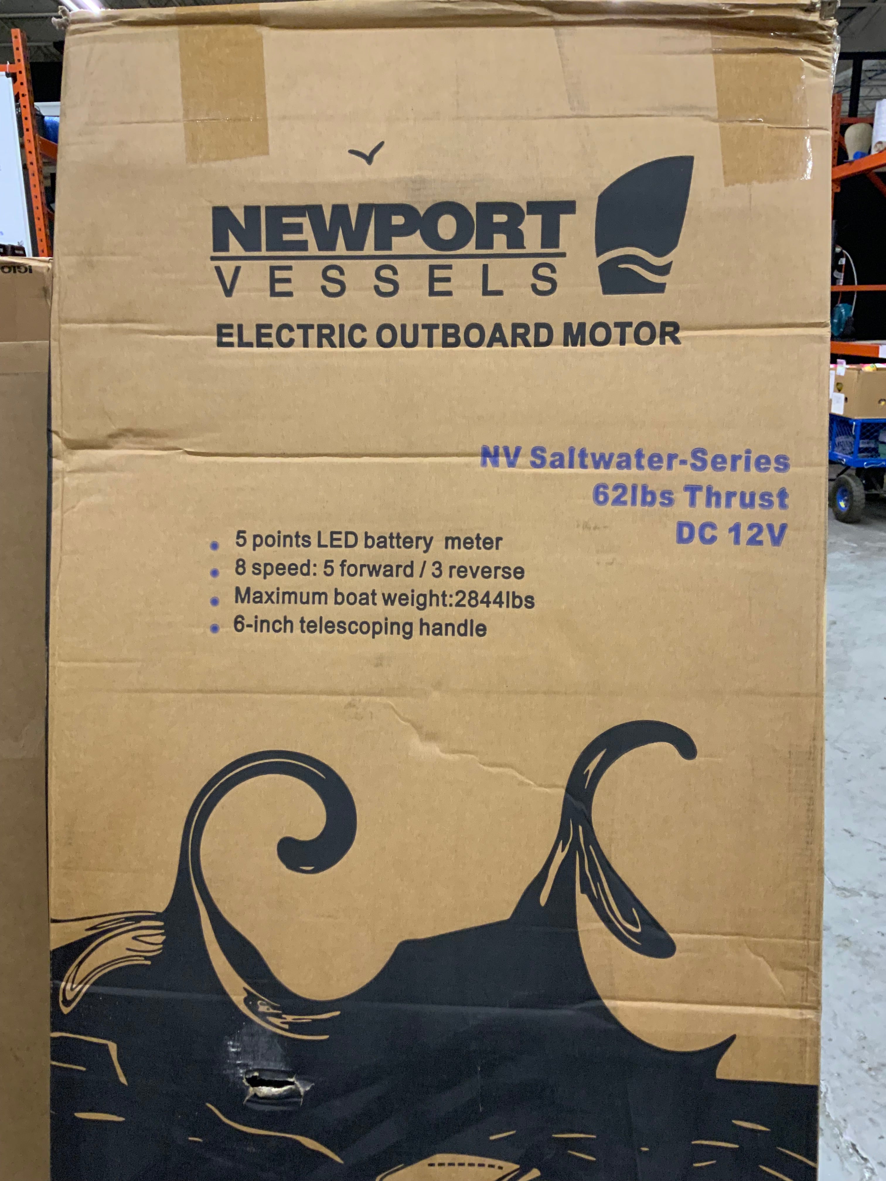 Newport NV-Series 62lb Thrust Saltwater Mounted Trolling Electric Trolling Motor (8108984828142)